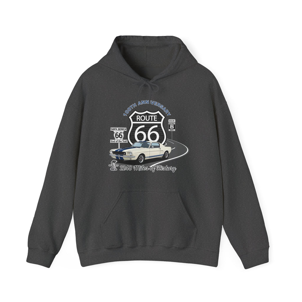 Shelby GT350 Route 66 100th Anniversary Hooded Sweatshirt – Legends of the Road, Shelby Fan Favorite