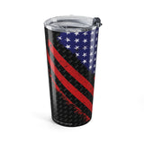 C6 Corvette Carbon Fiber American Flag 20oz Patriotic Travel Tumbler, a Fan Favorite