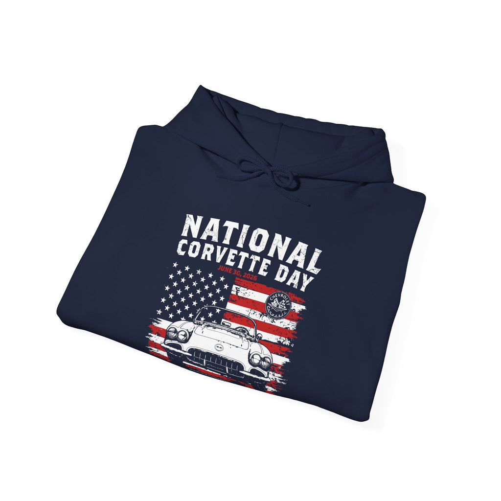 National Corvette Day 2026 Hooded Sweatshirt – Limited Edition (Through June 30, 2026)