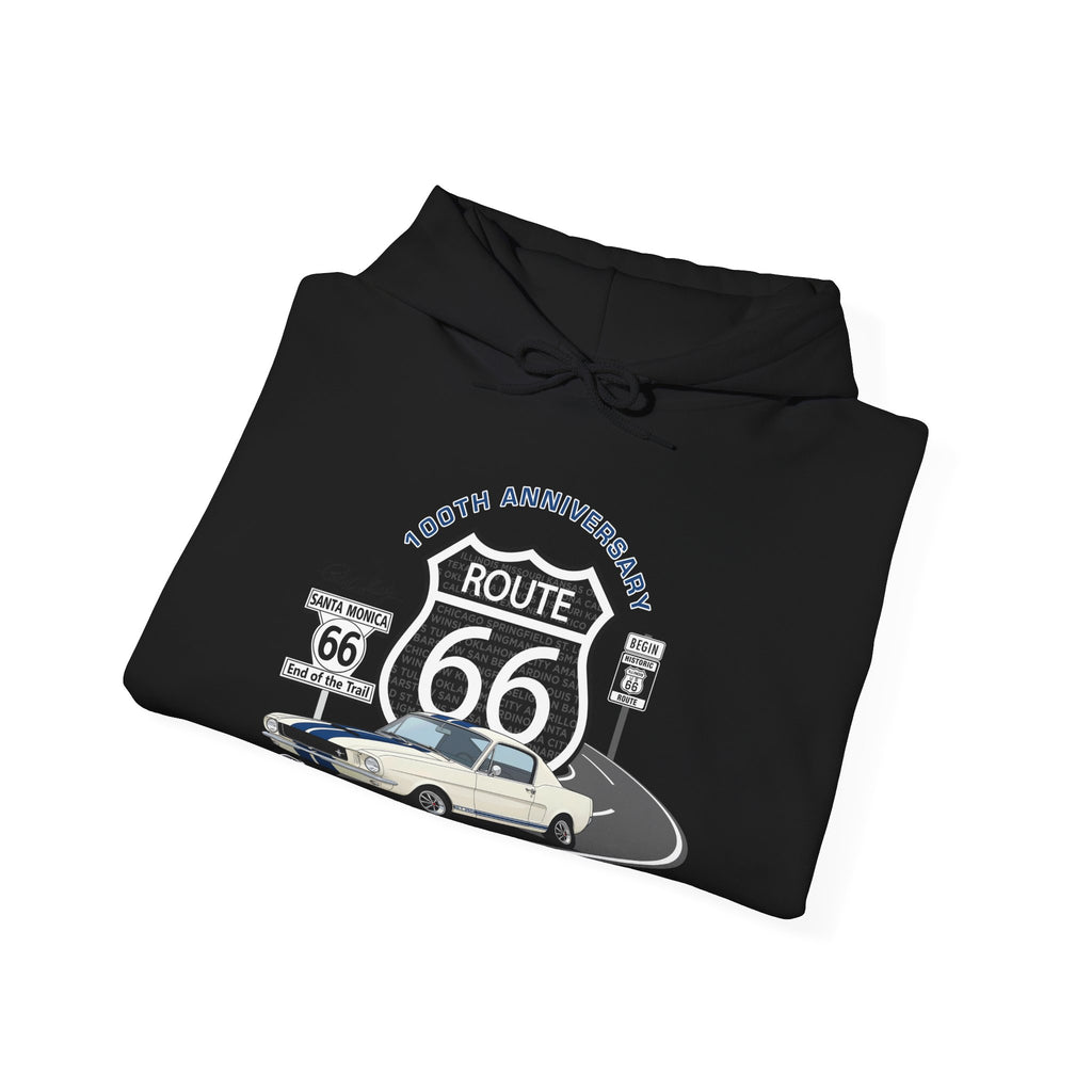 Shelby GT350 Route 66 100th Anniversary Hooded Sweatshirt – Legends of the Road, Shelby Fan Favorite