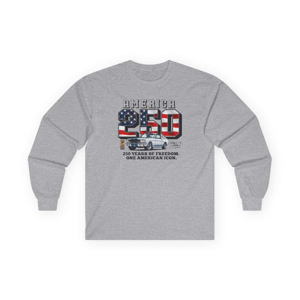 Shelby GT350 "250 Years of Freedom" America 250 Long-Sleeve T-Shirt