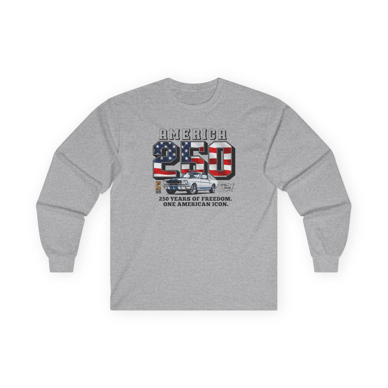 Shelby GT350 "250 Years of Freedom" America 250 Long-Sleeve T-Shirt