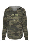 GM trucks Womens Lightweight Camo Hooded Sweatshir