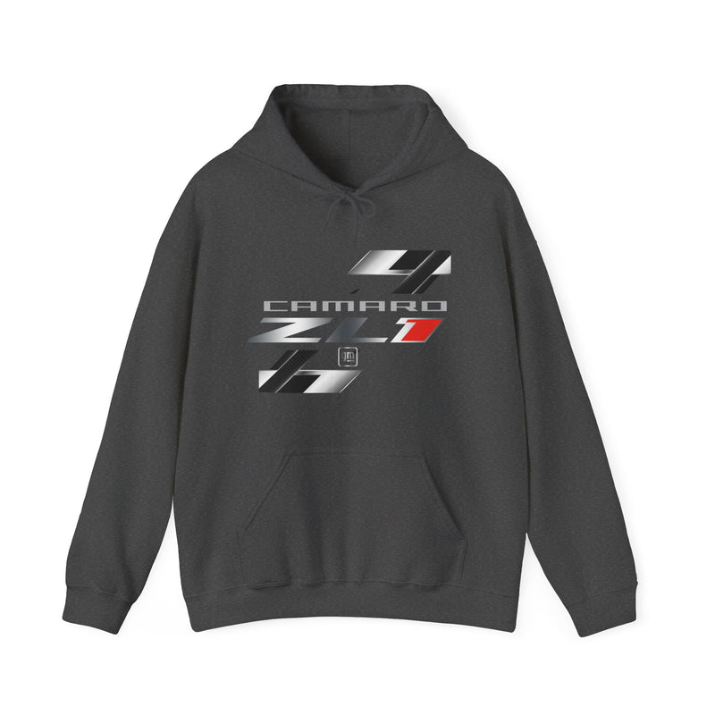 Camaro ZL1 Racing Flag Logo Fleece Hoodie, Perfect for the Camaro