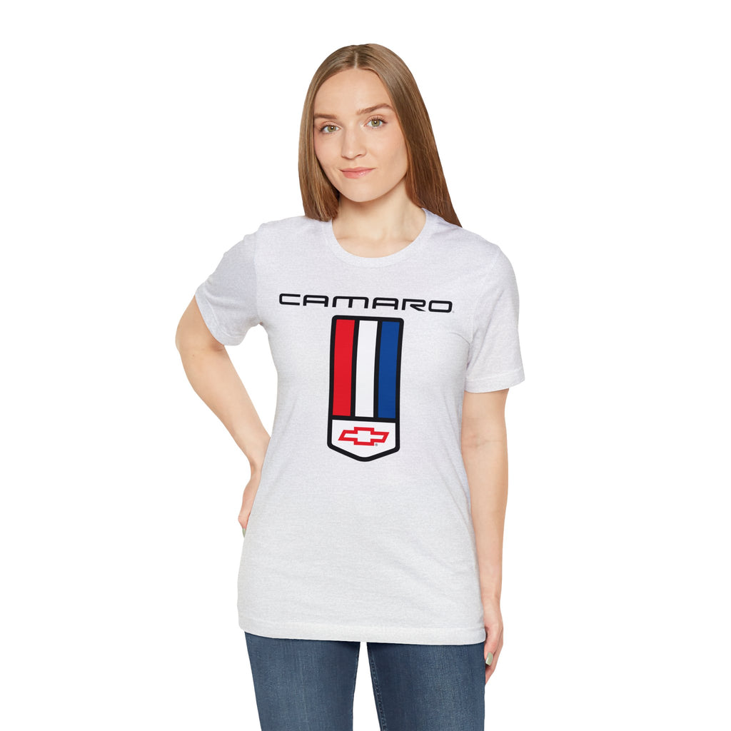 Camaro 2nd Gen 3 Stripes  Bow Tie Jersey Short Sleeve Tee, Perfect for the Camaro Fan