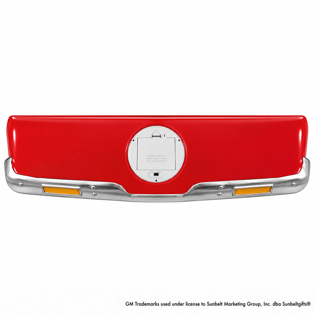 1972 Chevrolet C10 Red & White LED Wall Shelf – Tempered Glass