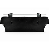 Sunbeltgifts Chevrolet Nova SS Floating Wall Shelf, Black, 19.3x6.3x6.9 inches, Tempered Glass, Battery Powered LED Headlights, Chevy Enthusiast Gift, Gifts Idea, Car Lover’s Decor, Nova Collector