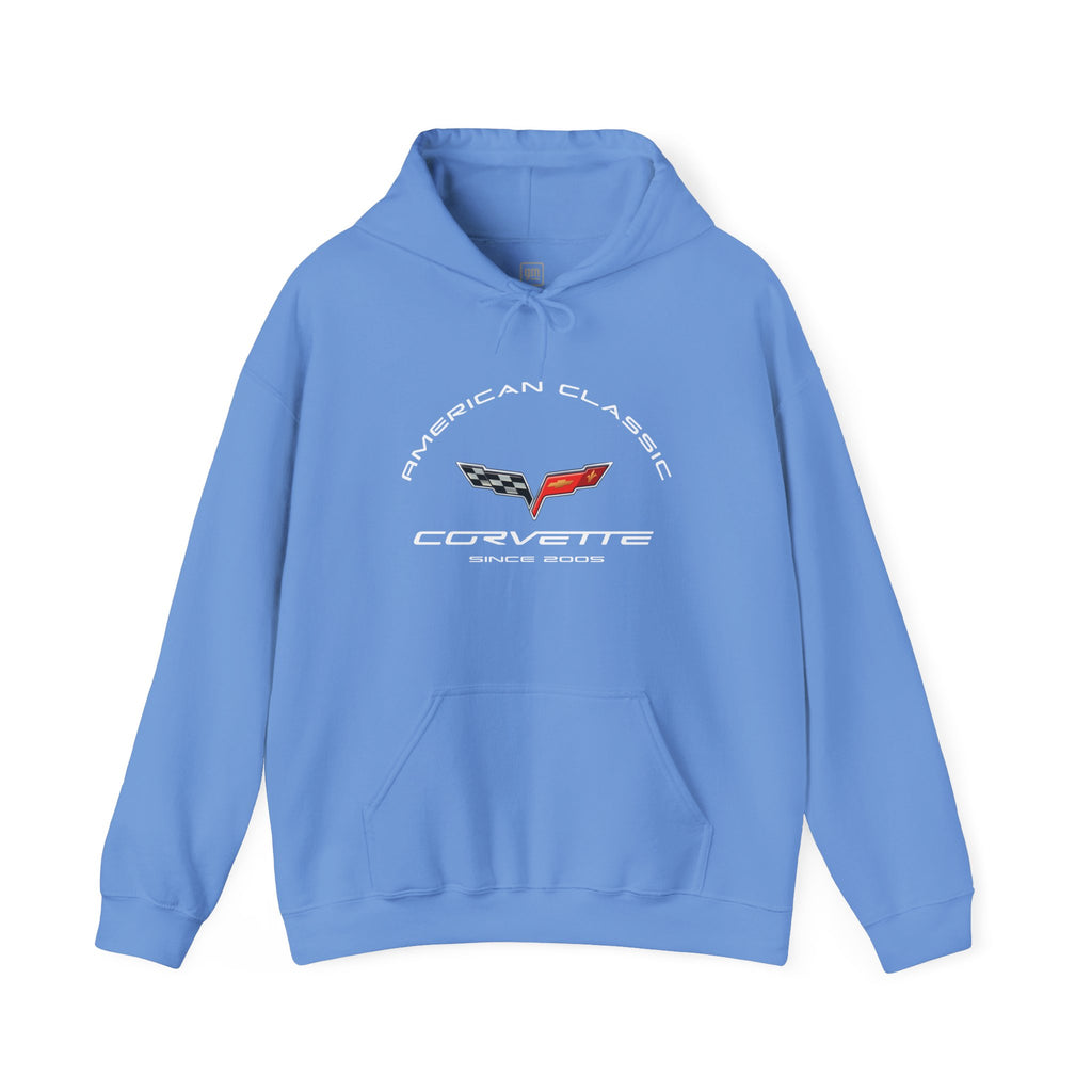 C6 Corvette Heavy Blend Hooded Sweatshirt, perfect for cool crisp days - TRADEMARK test