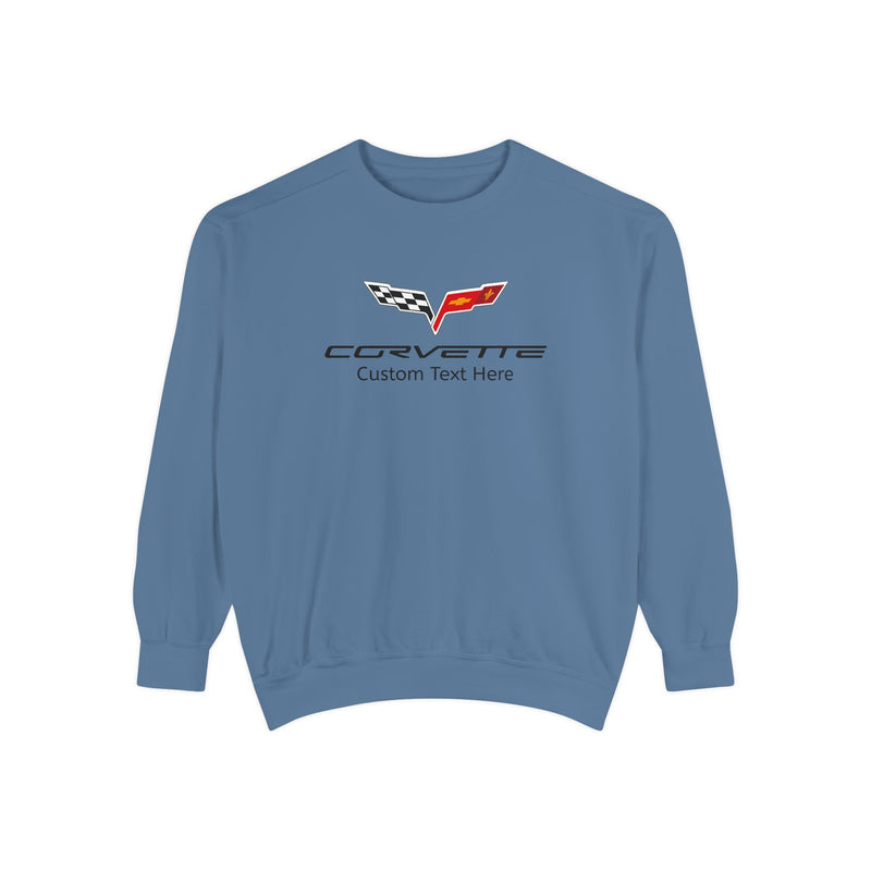 Personalized C6 Corvette Comfort Colors Unisex Garment-Dyed Premium  Sweatshirt, Cotton Blend, Relaxed Fit, Chevrolet Enthusiasts, Official Licensed Apparel, Custom Gift for Him or Her, A Signature Select Product