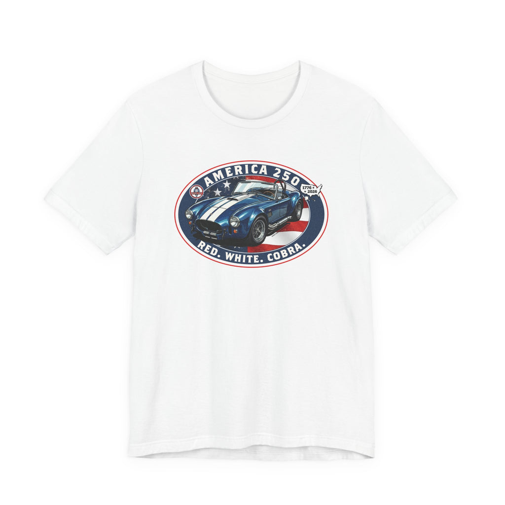 Shelby America 250 "Red. White. Cobra." Premium Cobra 427 Oval Short-Sleeve Tee