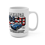 Shelby Blue Cobra 427 "One American Icon" America 250 15 oz Mug