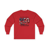 Shelby Red GT350 "One American Icon" America 250 Long-Sleeve T-Shirt