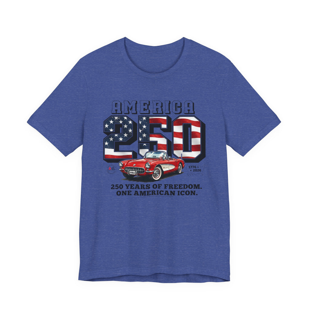 Corvette America 250 "One American Icon" Premium C1 Short-Sleeve Tee