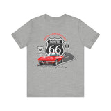 C2 Corvette Route 66 100th Anniversary Short Sleeve Tee – Legends of the Road, Perfect for the Corvette Fan