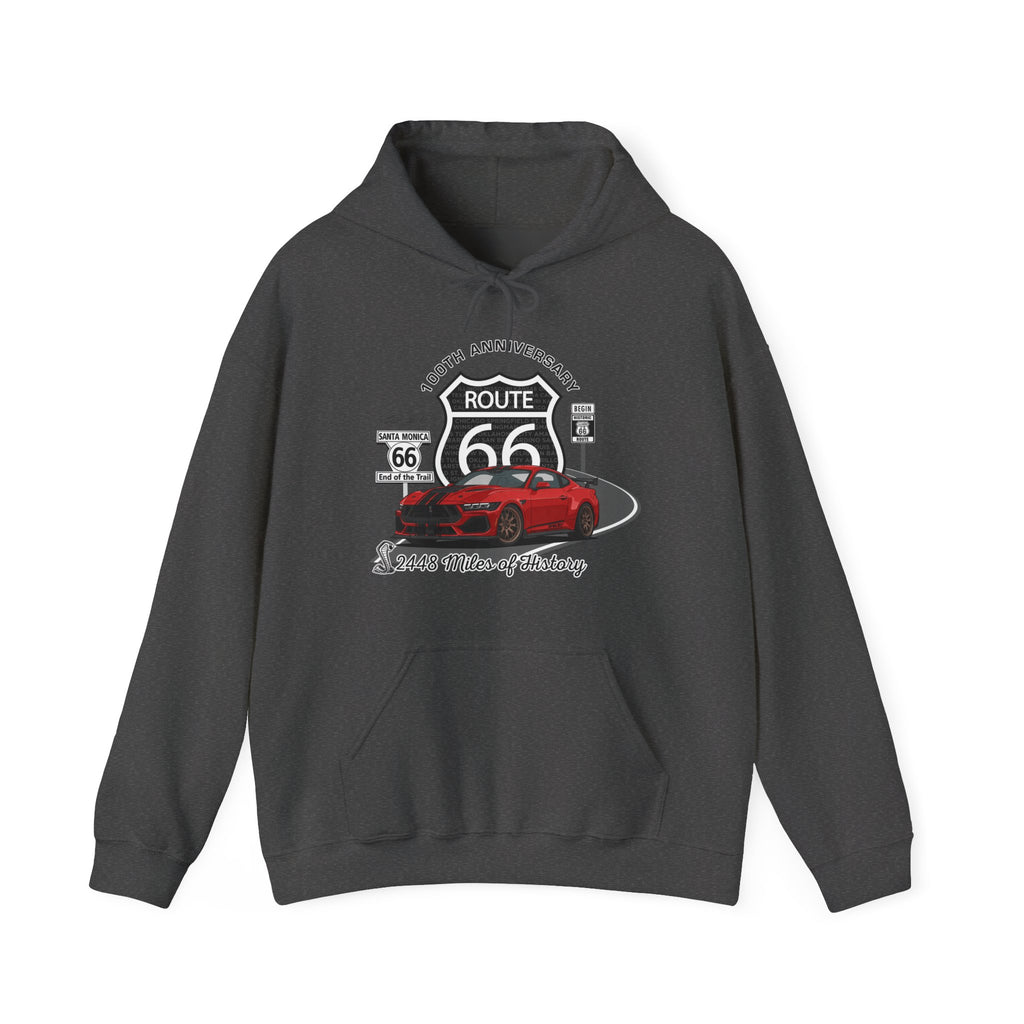 Shelby 2020 GT500 Route 66 100th Anniversary Hooded Sweatshirt – Classic Fit