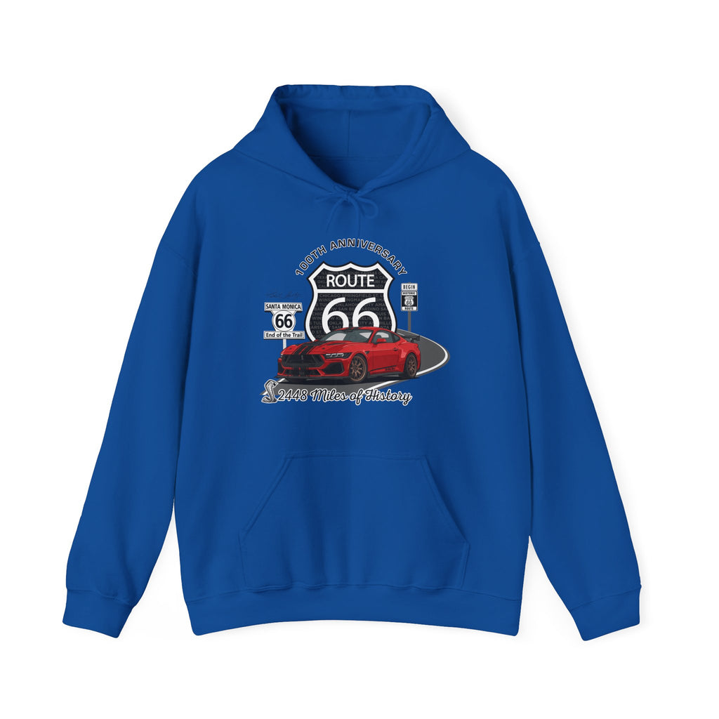 Shelby 2020 GT500 Route 66 100th Anniversary Hooded Sweatshirt – Classic Fit