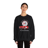 C1 Corvette American Classic Emblem Cotton Blend Sweatshirt – Legends of the Road, Perfect for the Corvette Fan