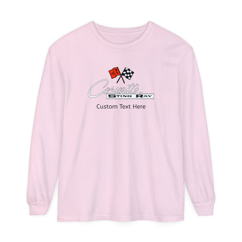 Personalized C2 Corvette Comfort Colors Premium Long Sleeve T-Shirt, 100% Cotton, Relaxed Fit, Available in Multiple Colors, Customizable Corvette Apparel, Ideal Gift for Classic Car Enthusiast, A Signature Select Product
