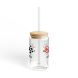 Corvette C3 16oz Clear Plastic Sipper – Corvette Script & C3 Logo | Gift for Car Enthusiasts, Summer BBQs, Nostalgic Kitchen Decor