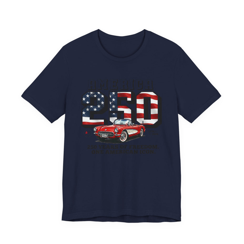 Corvette America 250 "One American Icon" Premium C1 Short-Sleeve Tee