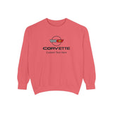 Personalized C4 Corvette Comfort Colors® Unisex Garment-Dyed Premium Sweatshirt, Cotton Blend, Relaxed Fit, Chevrolet Enthusiasts, Official Licensed Apparel, Perfect Gift for Him or Her