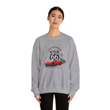 C6 Corvette Route 66 100th Anniversary Cotton Blend Sweatshirt – Legends of the Road, Perfect for the Corvette Fan