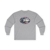 Shelby GT350 "Red. White. Shelby." America 250 Oval Long-Sleeve T-Shirt