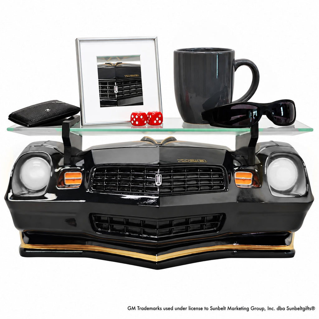 1979 Chevrolet Camaro Z28 Black LED Wall Shelf – Tempered Glass