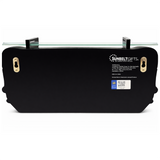 Sunbeltgifts 1957 Chevrolet Bel Air Wall Shelf, Floating Shelf, Tempered Glass, Black, 20x6.1x8 inches, Functional LED Headlights, Battery Operated, Chevy Decor, Unique Gift for Classic Car Enthusiast