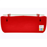 Sunbeltgifts 1966 Pontiac GTO Floating Wall Shelf, Red, 19.5x6.5x8 inches, Tempered Glass, Battery Operated LED Headlights, GTO fans, Gift for Vintage Car Enthusiasts, Man Cave Decor, Automotive Decor