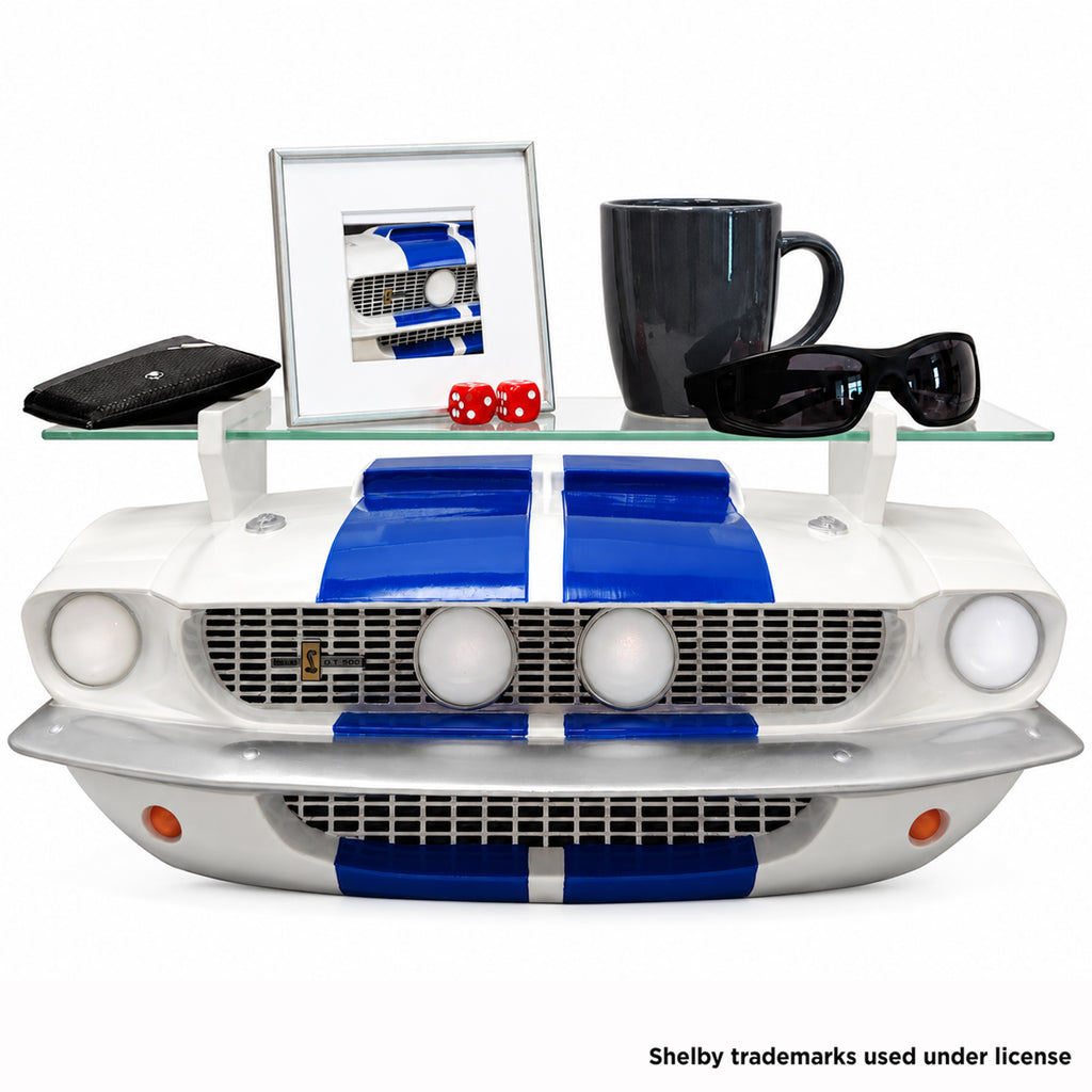 1967 Carroll Shelby GT500 Sports Coupe LED Wall Shelf – Blue/White
