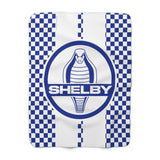 Shelby Cobra Checkered Lightweight Blanket