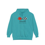 Personalized C3 Corvette Comfort Colors® Premium Hooded Sweatshirt, Custom Hoodie for Car Enthusiasts, Chevy Fans, Classic Corvette Owners, Chevrolet Apparel