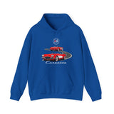 C1 Corvette Dual View Cotton Blend Hooded Sweatshirt – Legends of the Road, Perfect for the Corvette Fan