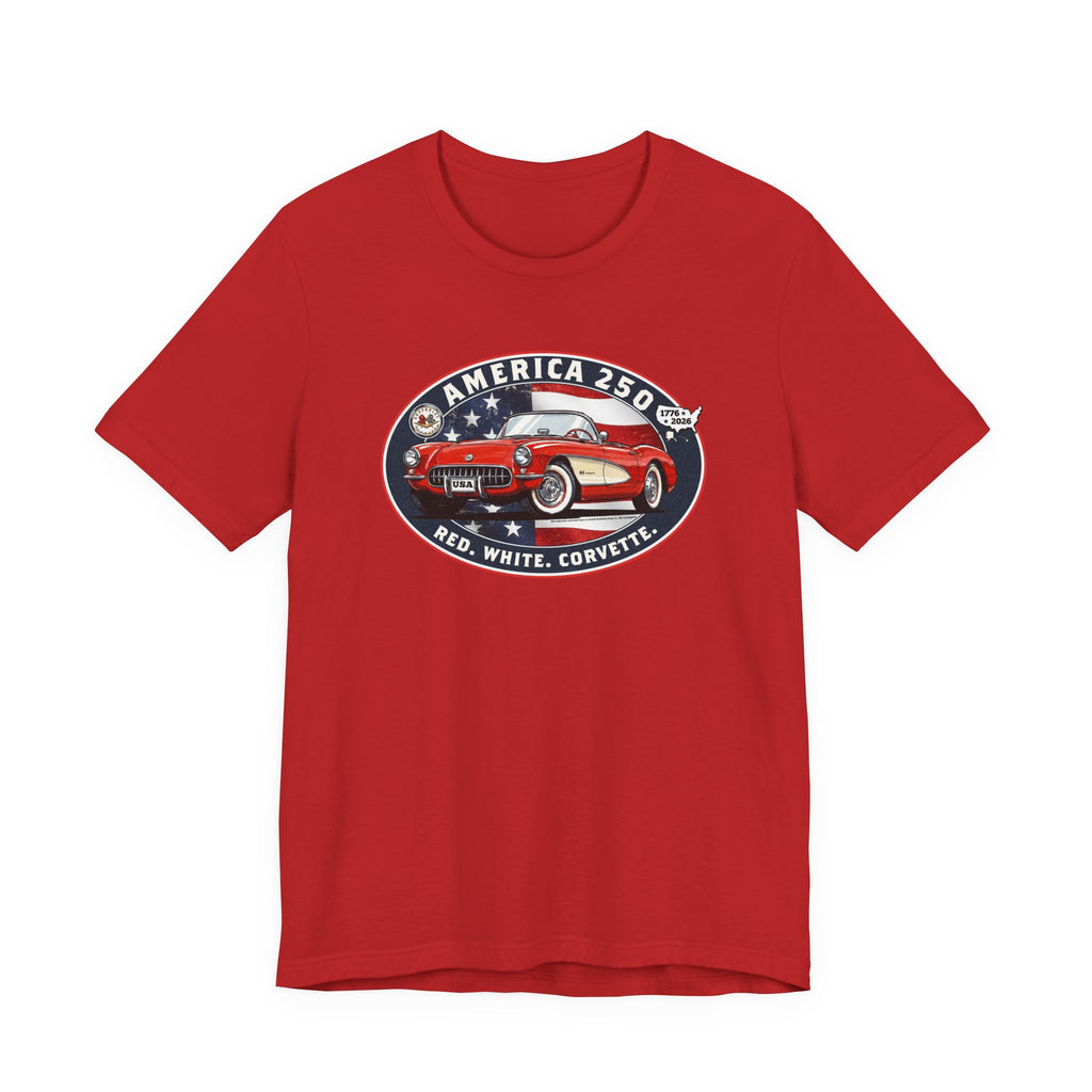 Corvette America 250 "250 Years of Freedom" Premium C1 Oval Short-Sleeve Tee