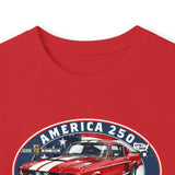 1967 Shelby GT500 "Red. White. Shelby." America 250 Long-Sleeve T-Shirt