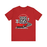 C4 Corvette Route 66 100th Anniversary Short Sleeve Tee – Legends of the Road, Perfect for the Corvette Fan