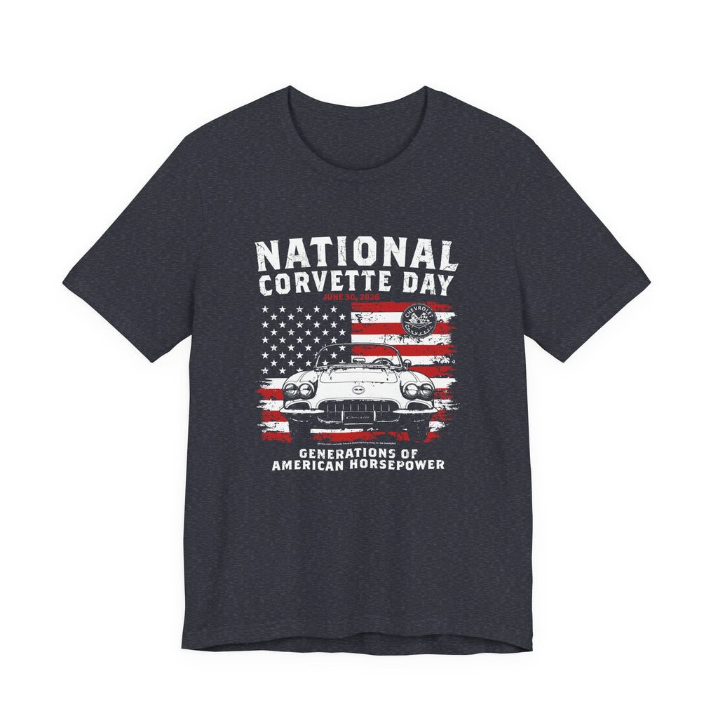 National Corvette Day 2026 T-Shirt – Limited Edition (Through June 30, 2026)