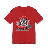 C2 Corvette Route 66 100th Anniversary Short Sleeve Tee – Legends of the Road, Perfect for the Corvette Fan