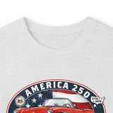 Corvette America 250 "Red. White. Corvette." Premium C1 Oval Graphic Long-Sleeve Tee