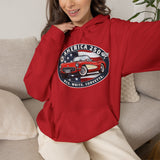 Corvette C1 "Red. White. Corvette." America 250 Oval Pullover Hoodie
