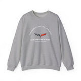 C6 Corvette Crew Neck Long Sleave Heavy Duty Sweatshirt, perfect for cool crisp days