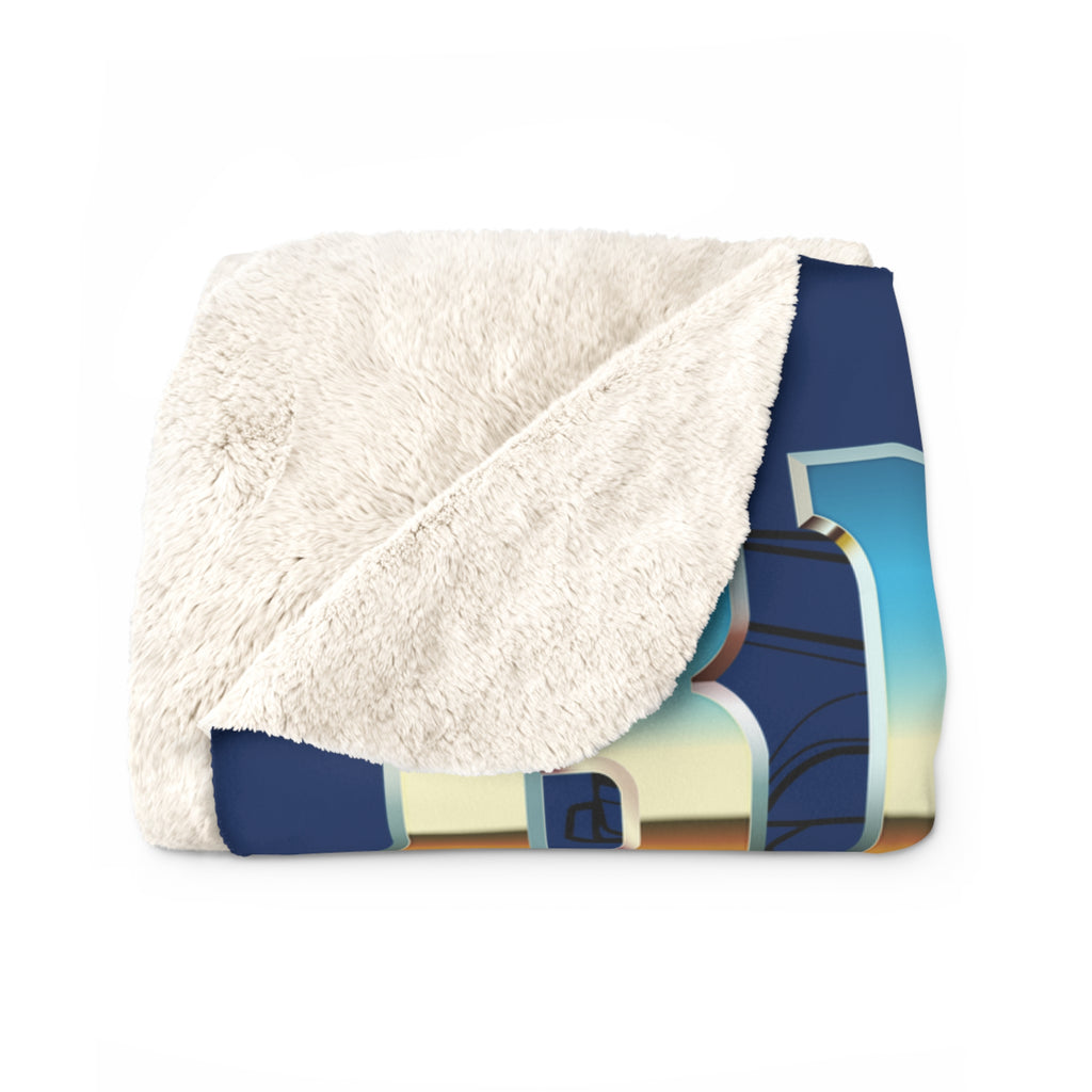 BIGFOOT 4X4X4® "Smash! Crunch!" 50x60 USA-Made Sherpa Blanket — Ultra-Soft Plush Throw