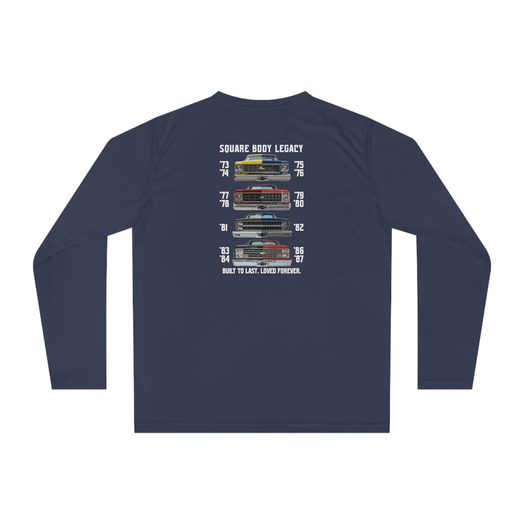 Chevrolet C10 Square Body Legacy Ultra‑Light Performance Long Sleeve Tee