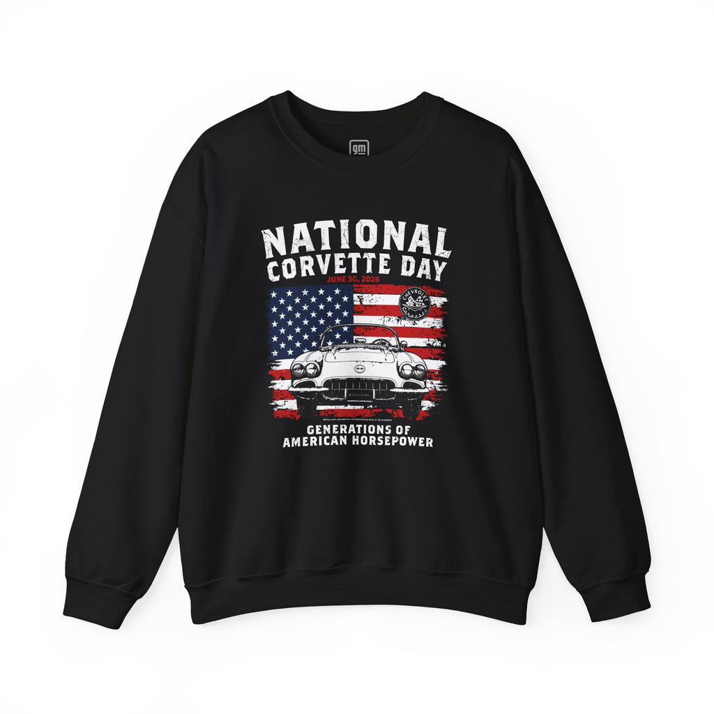 National Corvette Day 2026 Crewneck Sweatshirt – Limited Edition (Through June 30, 2026)