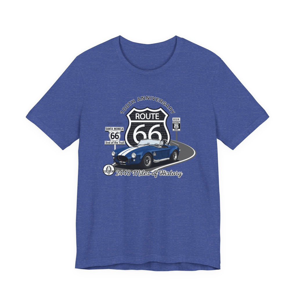 Shelby Blue Cobra “End of the Trail” Route 66 100th Anniversary T-Shirt