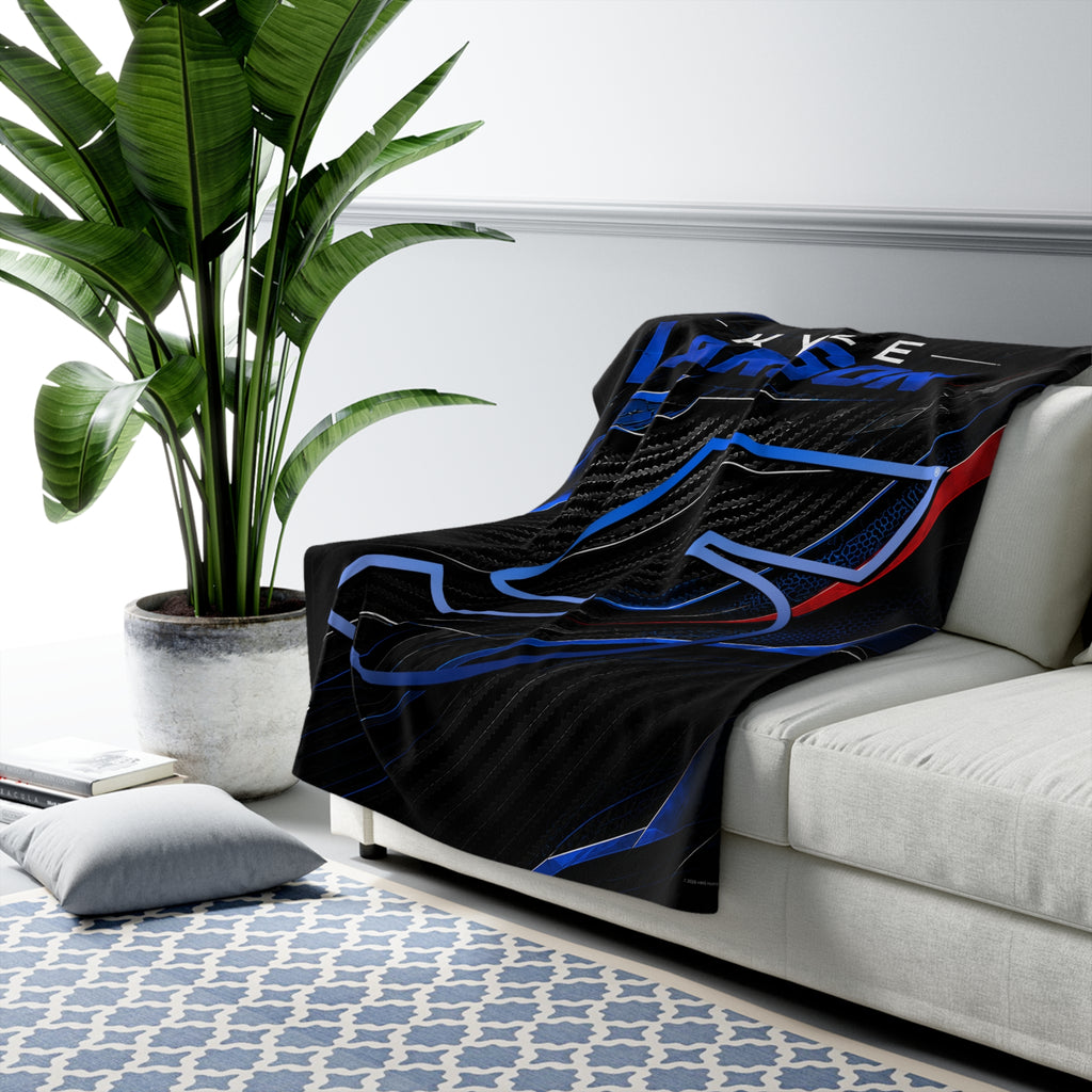 Hendrick Motorsports Kyle Larson #5 Carbon Tech Throw Blanket
