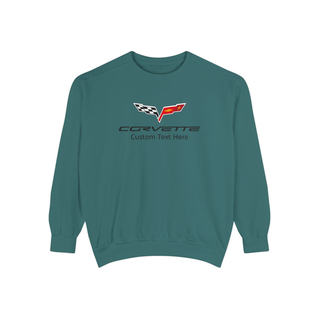 Personalized C6 Corvette Comfort Colors® Unisex Garment-Dyed Premium  Sweatshirt, Cotton Blend, Relaxed Fit, Chevrolet Enthusiasts, Official Licensed Apparel, Custom Gift for Him or Her