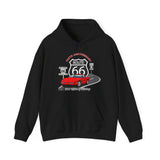 C4 Corvette Route 66 100th Anniversary Hooded Sweatshirt – Legends of the Road, Perfect for the Corvette Fan