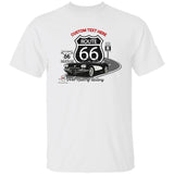 Personalized C1 Corvette Route 66 100th Anniversary Tee – Custom Text & Car Color Graphic Shirt